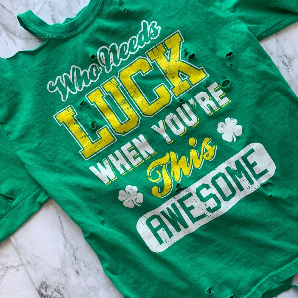 [restyled] • ladies st patrick’s day theme top